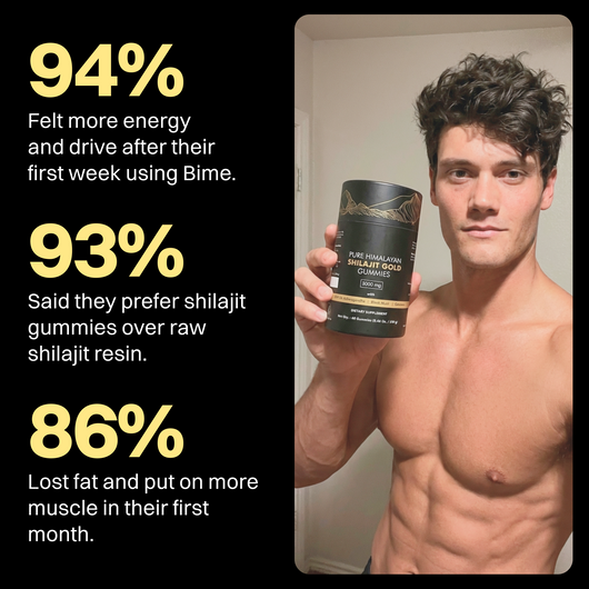 Bime 2-in-1 Shilajit Gummies